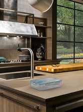 Biesse Set 5 Pcs Plastic Rectangular Food Storage and Preserving-Elmarket-homeappliances